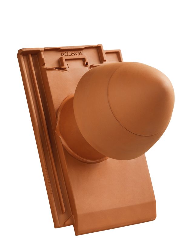 MIK SIGNUM keramische doorvoerpan DN 125 mm met afneembare kap, incl. Universele adapter en flexibel kanaal