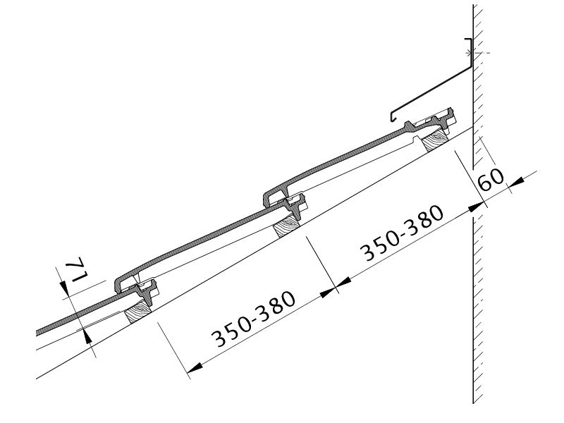 Drawing VISIO wall connection WMF