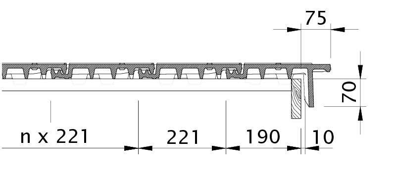 Drawing VISIO verge right with barge board OBR