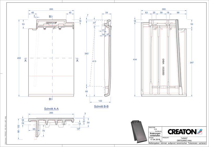 Product CAD file VISIO verge left OGL