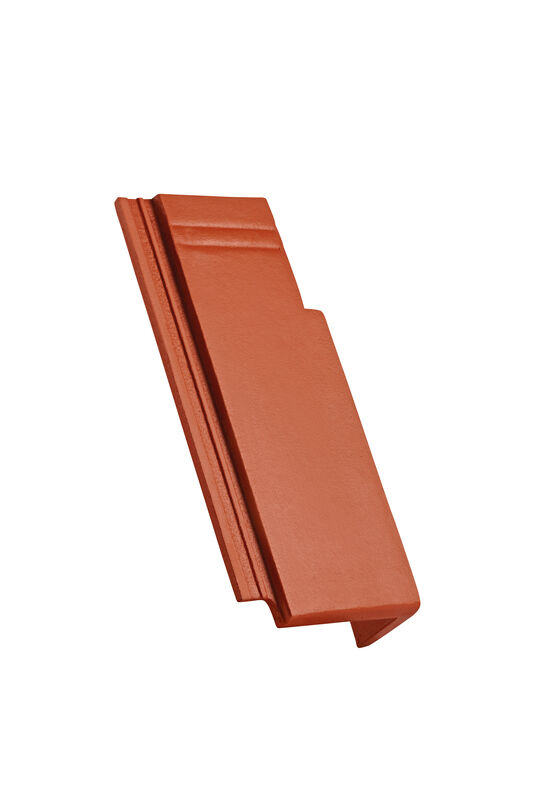 KAP concrete half-width verge tile right 120 mm notch