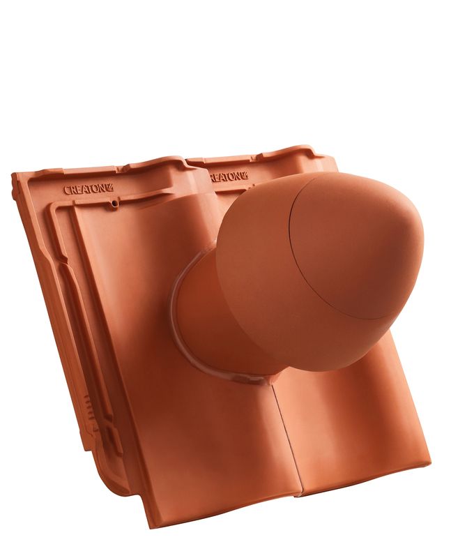 HAR SIGNUM keramische doorvoerpan DN 125 mm met afneembare kap, incl. Universele adapter en flexibel kanaal