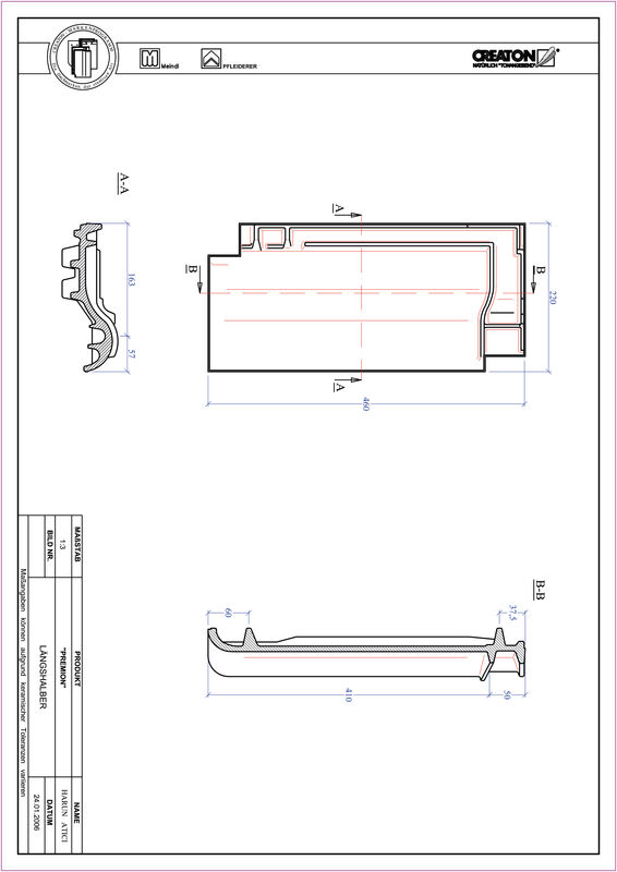 Product CAD file PREMION halve pan LH