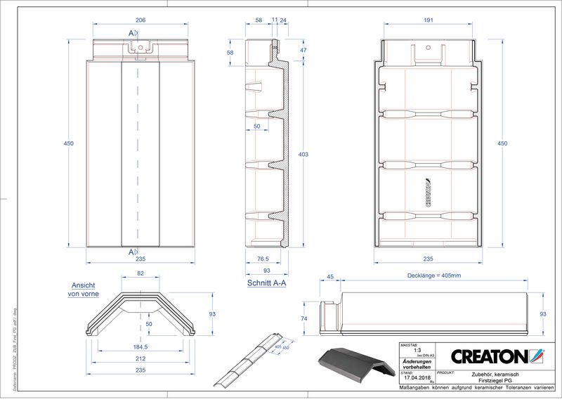 Product CAD file RIDGE accessory range First-PG