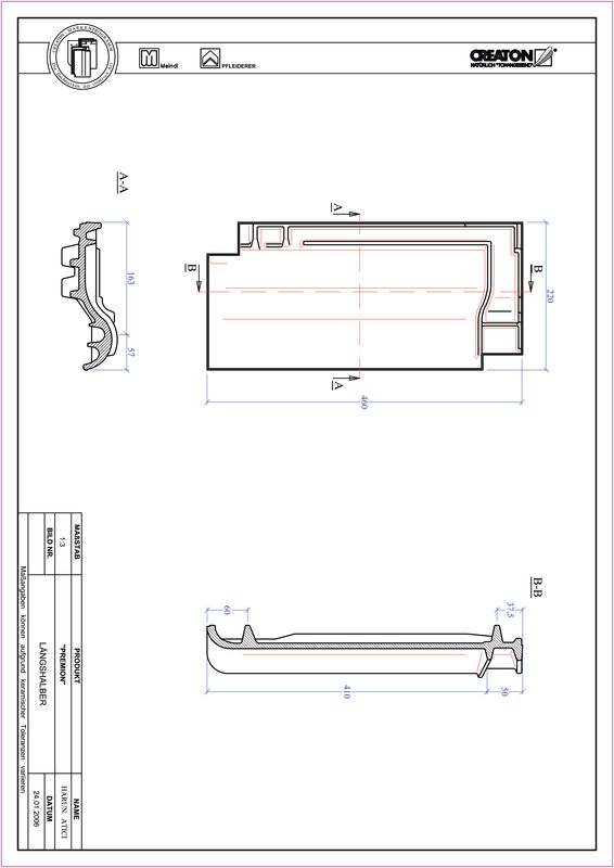 Product CAD file PREMION halve pan LH