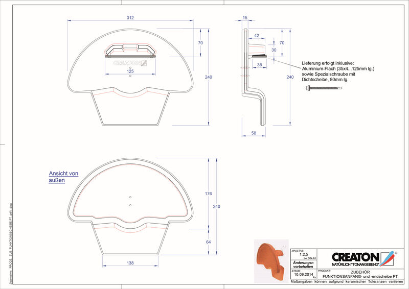 Product CAD file RIDGE accessory range FUNKAESCH-PT