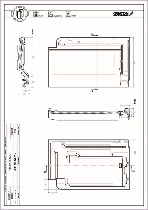 Product CAD file HARMONIE pan FLA