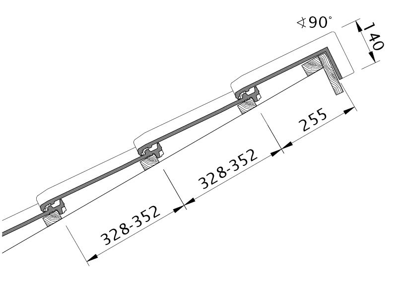 Technische tekening HARMONIE PDA PDA