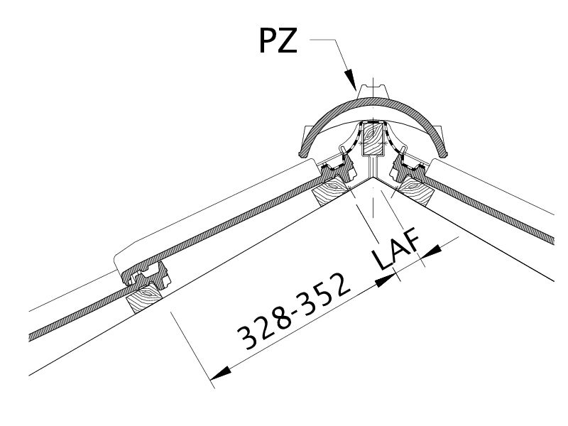 Technische tekening HARMONIE LAF LAF