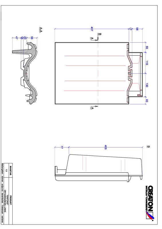 Product CAD file SINFONIE gevelpan links OGL