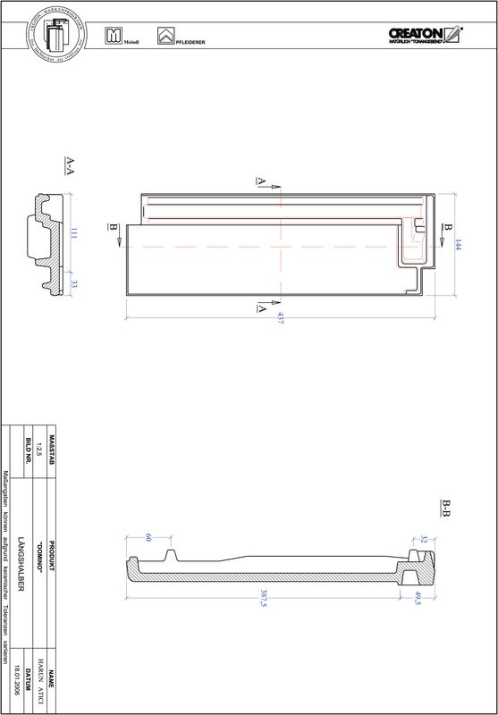 Product CAD file DOMINO gevelpan LH