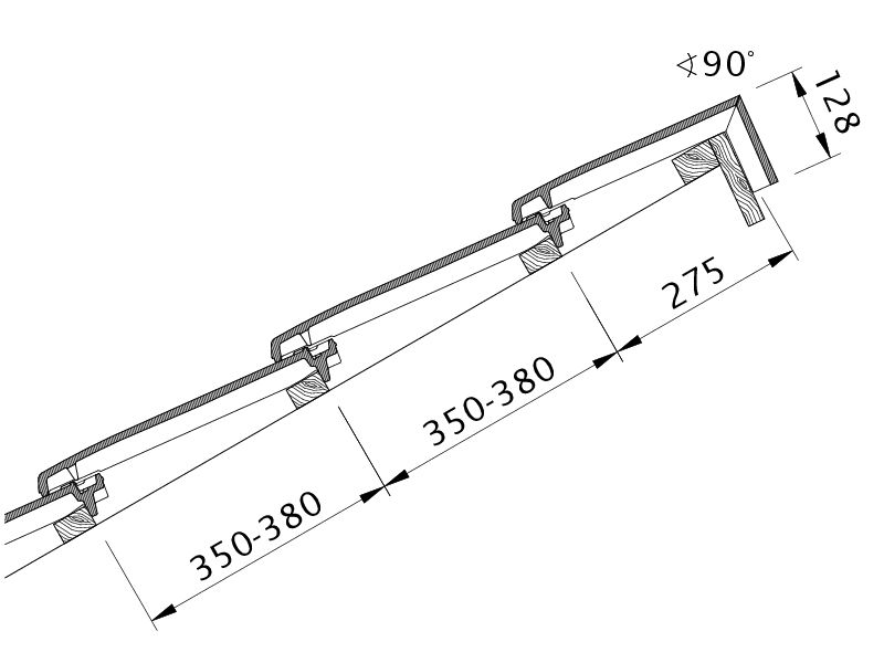 Drawing VISIO shed roof version PDA