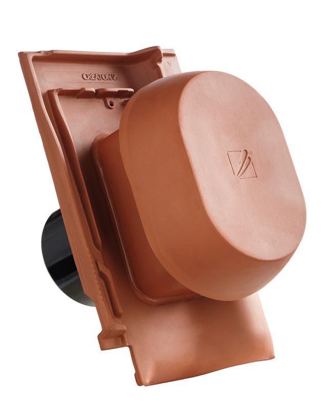 FUT SIGNUM keramische ventilatie opening DN 150/160 mm incl. Verbindingsstuk