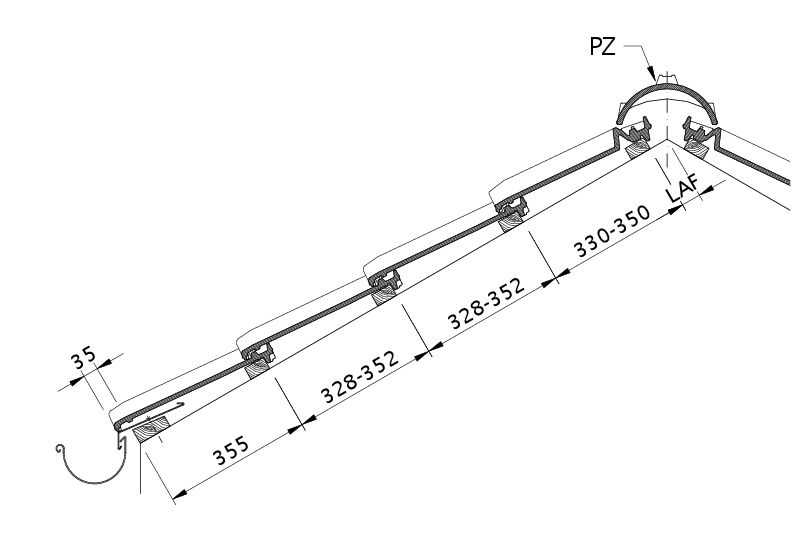 Technische tekening HARMONIE DQF DQF