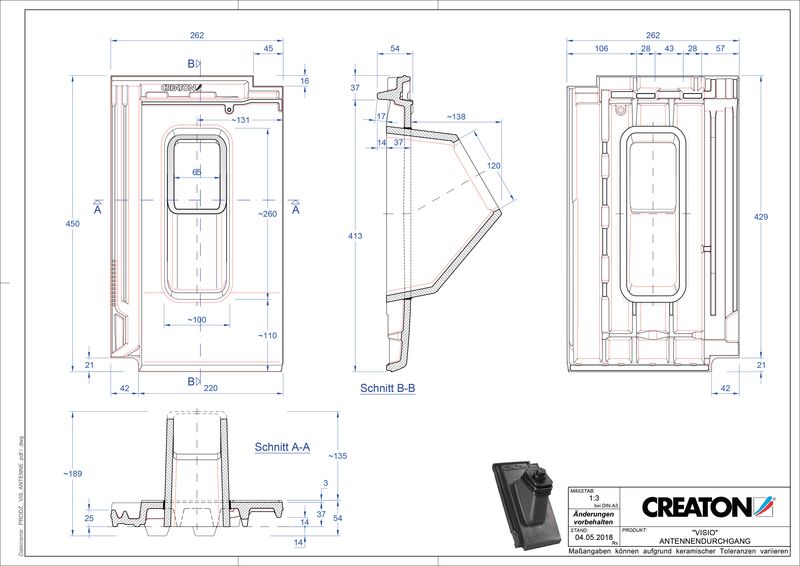 Product CAD file VISIO Aerial ANTENNE
