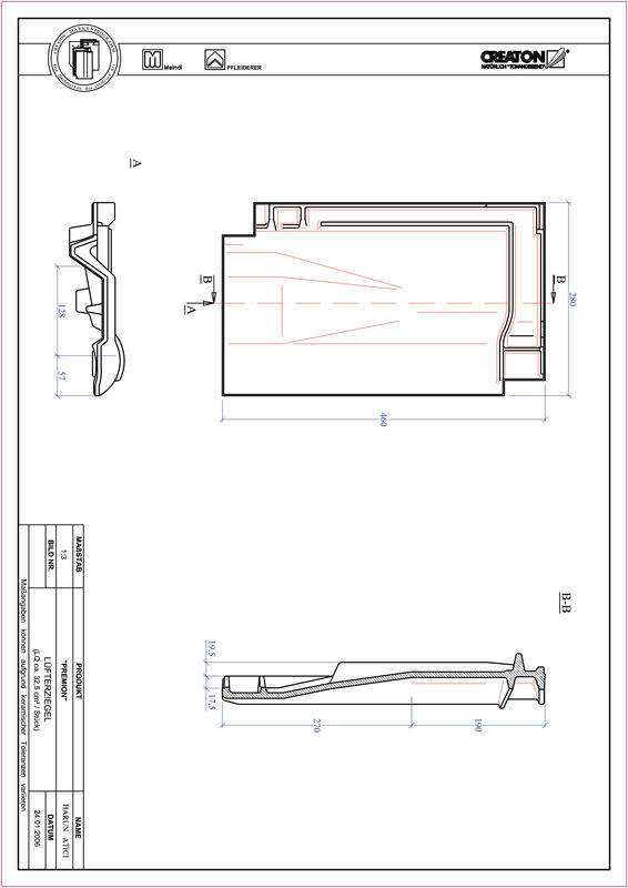 Product CAD file PREMION ventilatiepan LUEFTZ