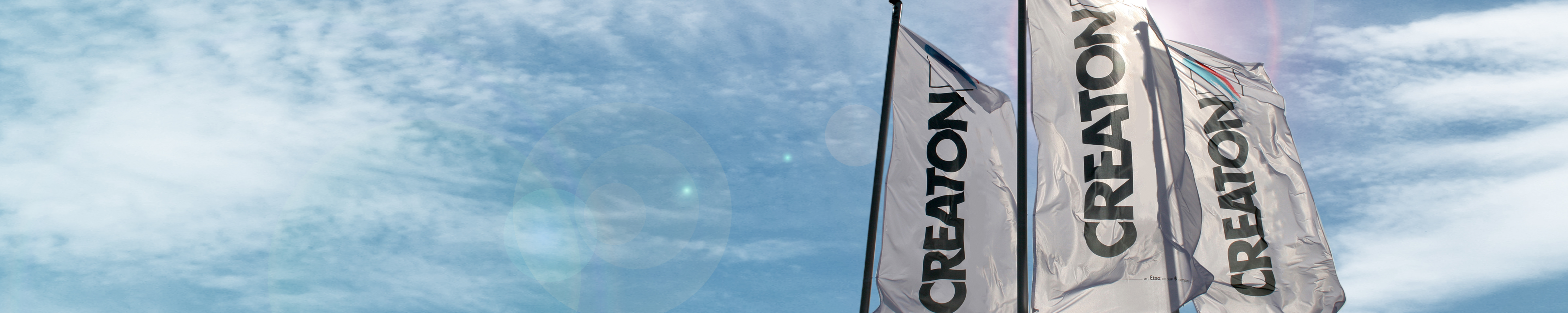CREATON Flags with blue sky