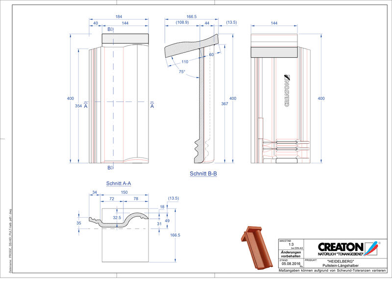 Product CAD file HEIDELBERG  chaperonpan beton Pult-halb