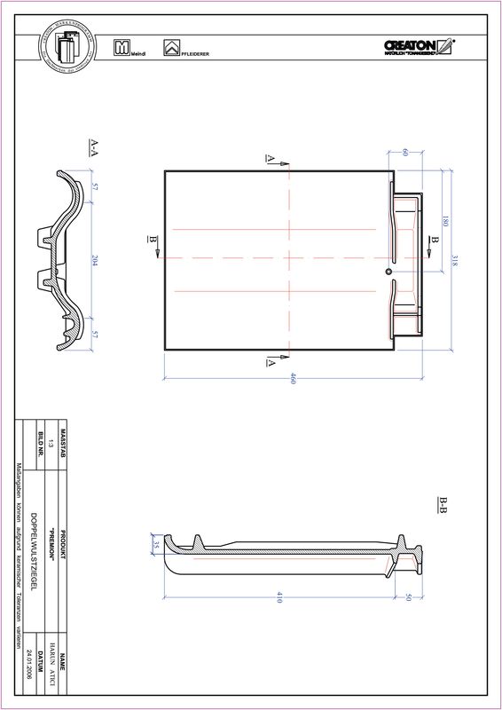 Product CAD file PREMION dubbele welpan DWZ