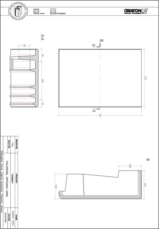 Product CAD file DOMINO shed-/chaperonpan links PULTOGL