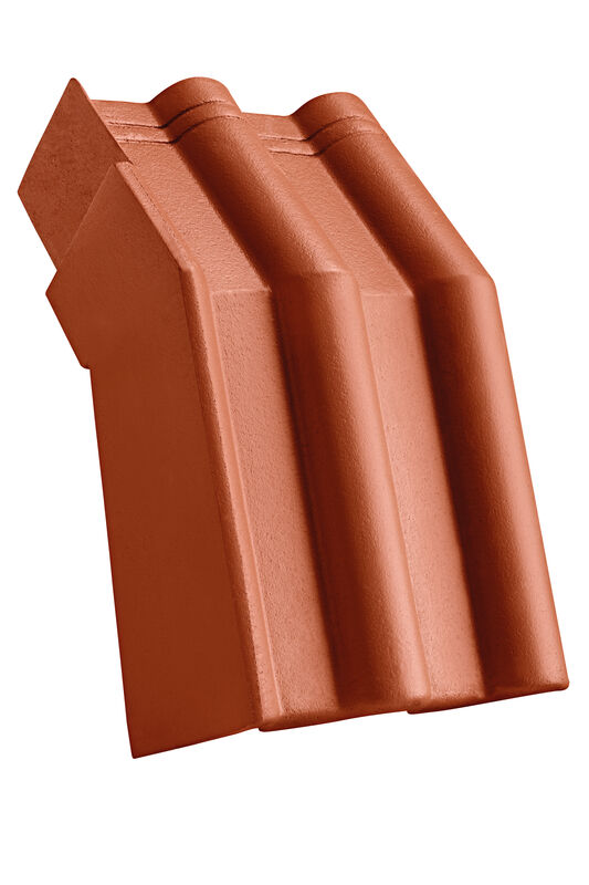HEI concrete mansard/pitch transition tile left 120 mm notch